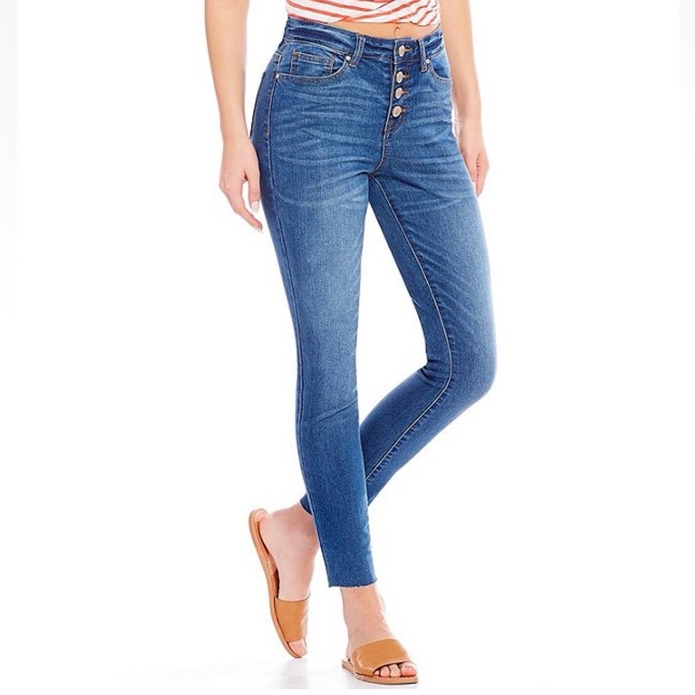 Copper Key Blue High-Waisted Jeans
